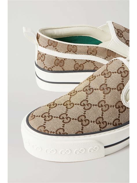 gucci pink slip ons|Gucci sneaker 1977 slip ons.